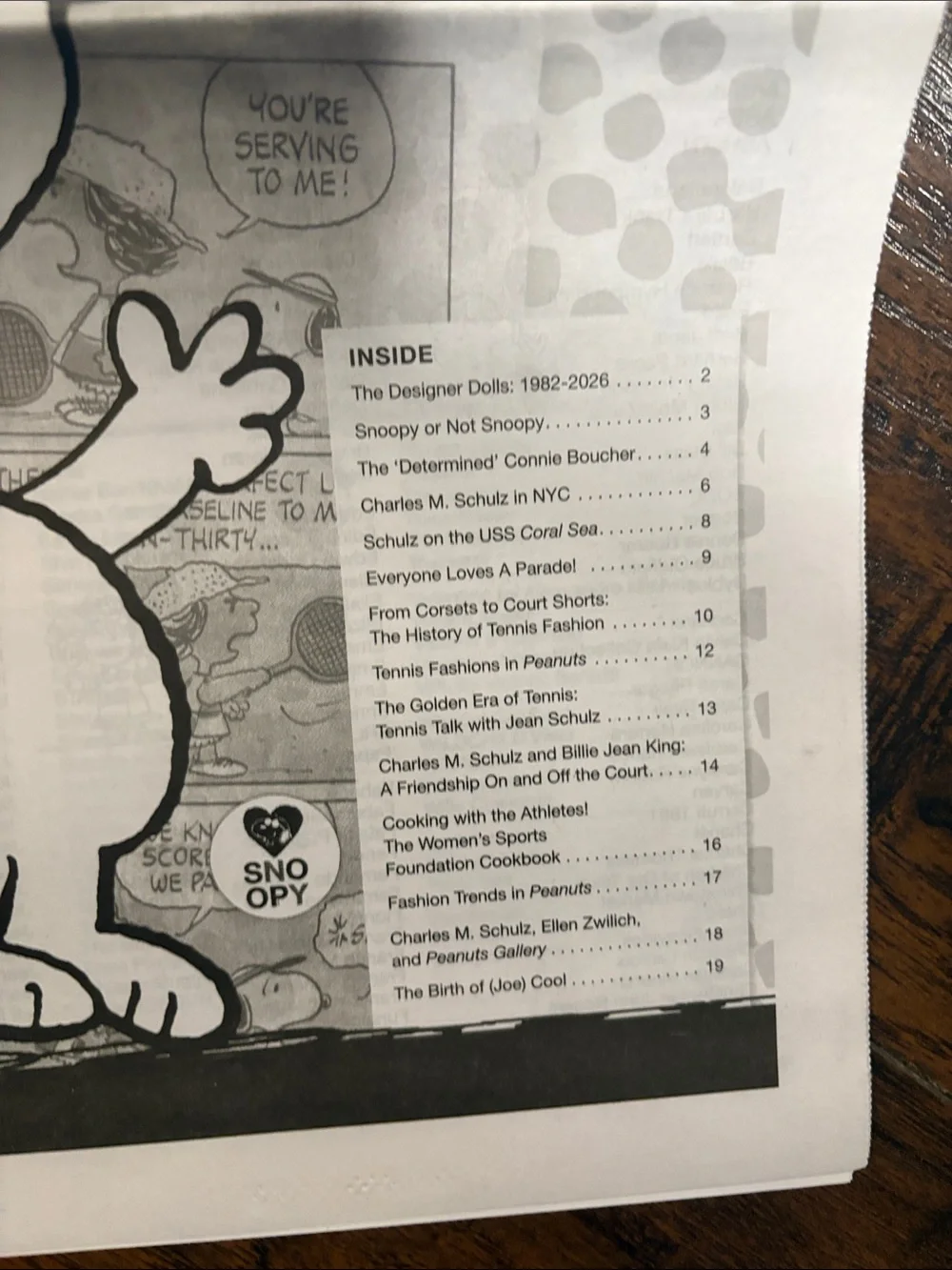 Peanuts Snoopy In Style NYC PopUp 09/2/26-09/26/26 Newspaper (pack of 4)